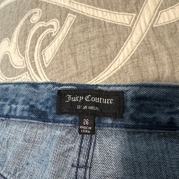 Juicy Couture Blue Tie-Dye Flare Jeans - Picture 3 of 3